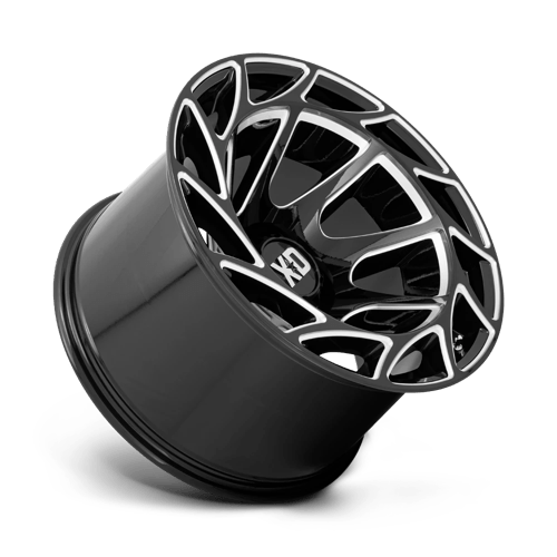 XD Series XD860 ONSLAUGHT Gloss Black Milled 20x12 -44 6x139.7mm 106.1mm - Wheelwiz