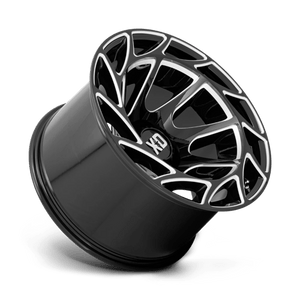XD Series XD860 ONSLAUGHT Gloss Black Milled 20x12 -44 6x139.7mm 106.1mm - Wheelwiz