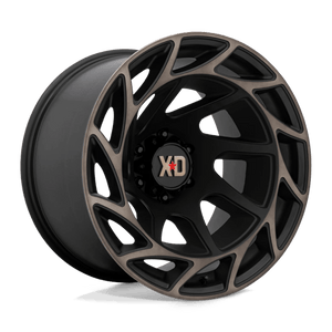 XD Series XD860 ONSLAUGHT Satin Black W/ Bronze Tint 20x12 -44 6x139.7mm 106.1mm - Wheelwiz