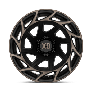 XD Series XD860 ONSLAUGHT Satin Black W/ Bronze Tint 20x12 -44 6x139.7mm 106.1mm - Wheelwiz