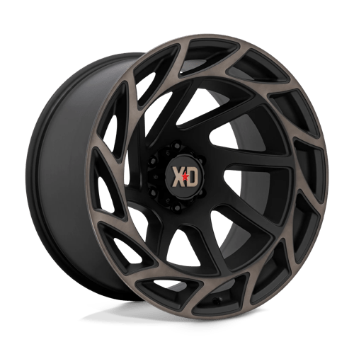 XD Series XD860 ONSLAUGHT Satin Black W/ Bronze Tint 22x12 -44 6x139.7mm 106.1mm - Wheelwiz