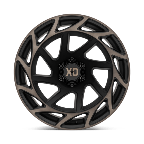 XD Series XD860 ONSLAUGHT Satin Black W/ Bronze Tint 22x12 -44 6x139.7mm 106.1mm - Wheelwiz