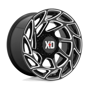 XD Series XD860 ONSLAUGHT Gloss Black Milled 20x10 -18 8x170mm 125.1mm - Wheelwiz
