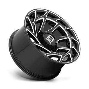 XD Series XD860 ONSLAUGHT Gloss Black Milled 20x10 -18 8x165.1mm 125.1mm - Wheelwiz