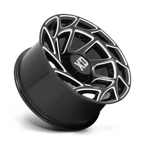 XD Series XD860 ONSLAUGHT Gloss Black Milled 20x10 -18 8x170mm 125.1mm - Wheelwiz