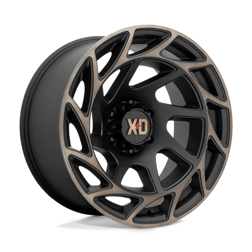 XD Series XD860 ONSLAUGHT Satin Black W/ Bronze Tint 20x10 -18 6x139.7mm 106.1mm - Wheelwiz