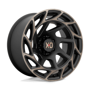 XD Series XD860 ONSLAUGHT Satin Black W/ Bronze Tint 20x10 -18 6x139.7mm 106.1mm - Wheelwiz