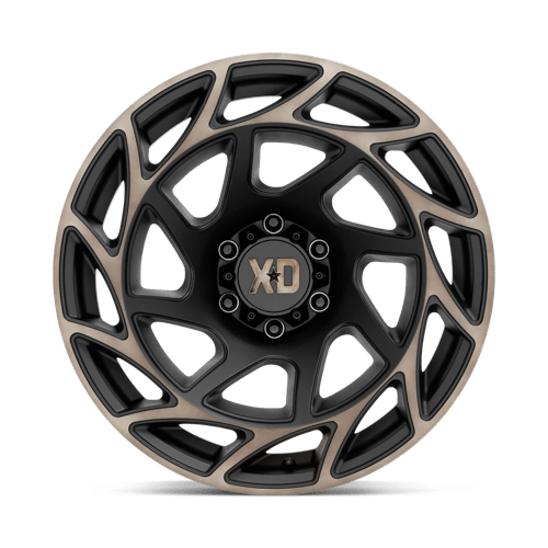 XD Series XD860 ONSLAUGHT Satin Black W/ Bronze Tint 20x10 -18 6x139.7mm 106.1mm - Wheelwiz