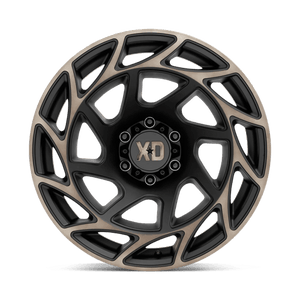 XD Series XD860 ONSLAUGHT Satin Black W/ Bronze Tint 20x10 -18 6x139.7mm 106.1mm - Wheelwiz