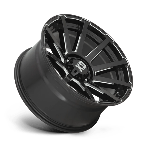 XD Series XD847 OUTBREAK Gloss Black Milled 20x10 -18 8x180mm 124.2mm - Wheelwiz