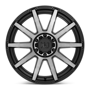 XD Series XD847 OUTBREAK Satin Black W/ Gray Tint 18x9 0 8x180mm 124.2mm