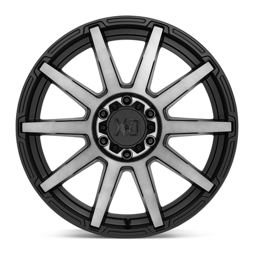XD Series XD847 OUTBREAK Satin Black W/ Gray Tint 17x8 +35 5x114.3mm 72.6mm - Wheelwiz