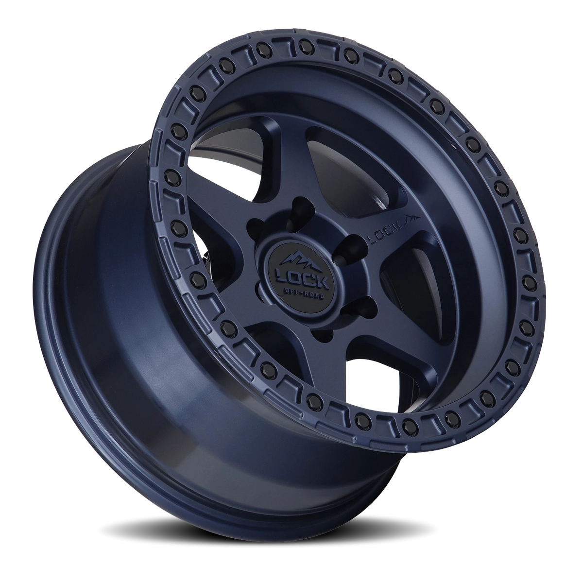 Lock Offroad Olympus Matte Blue 18x9 +1 5x127mm 71.5mm