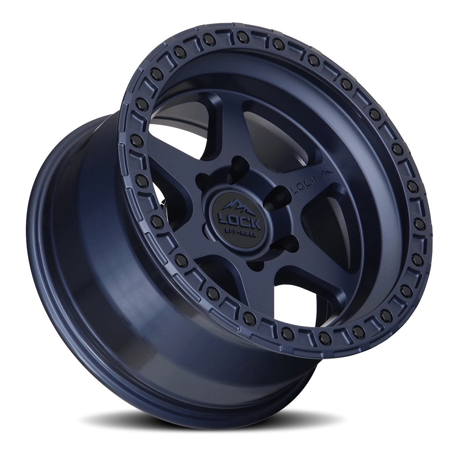 Lock Offroad Olympus Matte Blue 18x9 +12 6x139.7mm 106.2mm - Wheelwiz