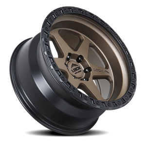 Lock Offroad Olympus Matte Desert Bronze W/ Matte Black Ring 18x9 +1 5x127mm 71.5mm