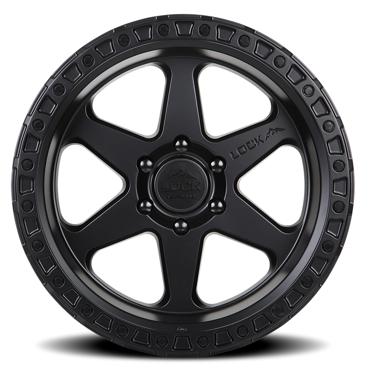 Lock Offroad Olympus Matte Black W/ Matte Black Ring 18x9 +1 5x127mm 71.6mm