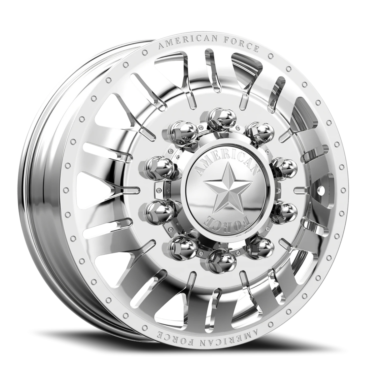 American Force F93 Omen DRW Polished 24x8.25 +169 8x200mm 142mm - Wheelwiz