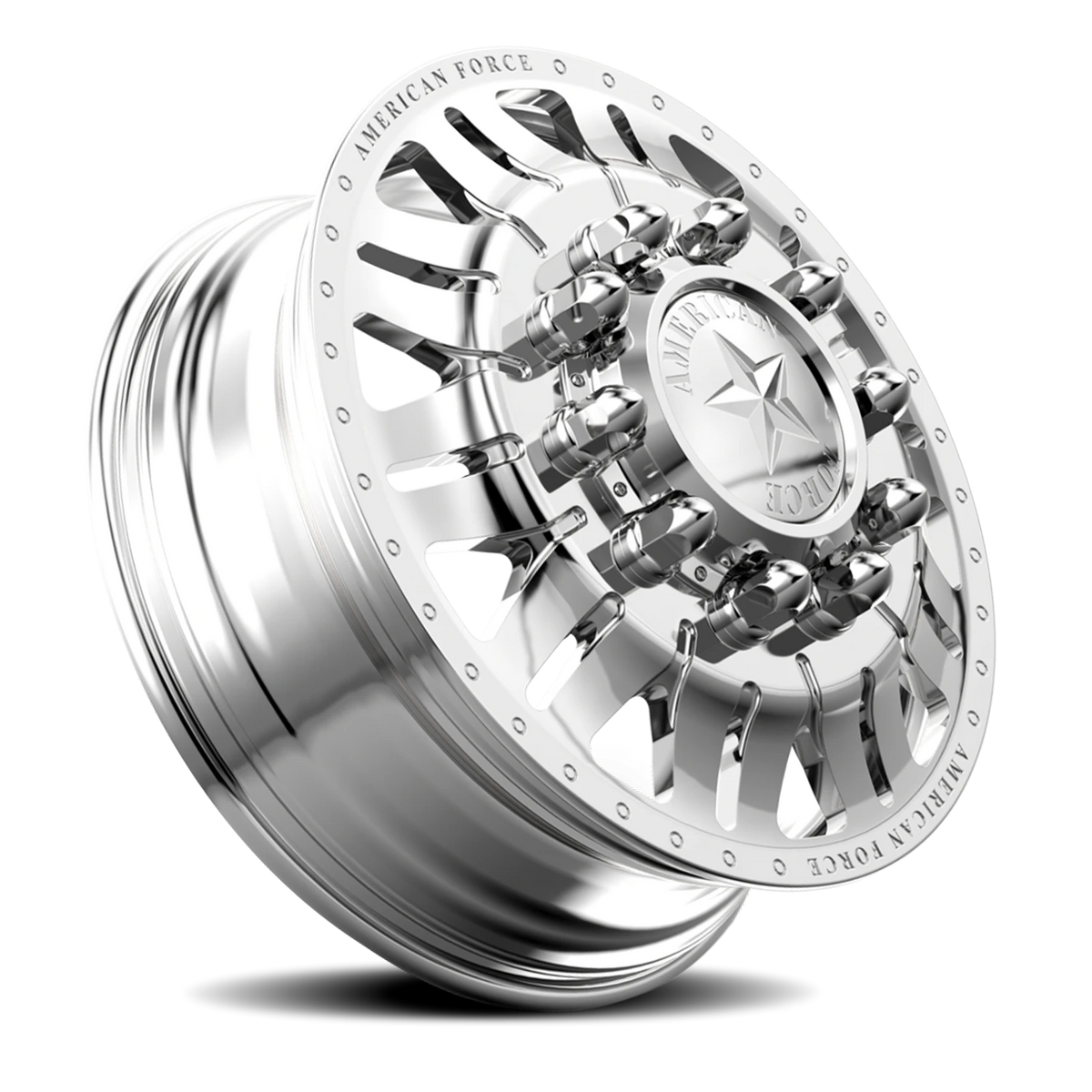 American Force F93 Omen DRW Polished 22x8.25 +169 8x165.1mm 122mm - Wheelwiz