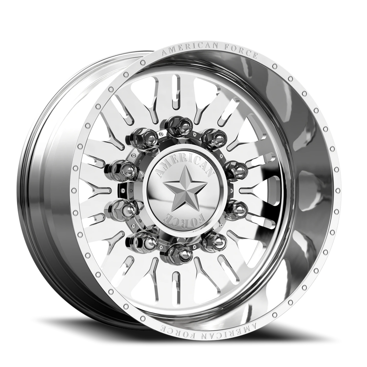 American Force 6F93 Omen SD Polished 24x16 -101 8x165.1mm 122mm - Wheelwiz