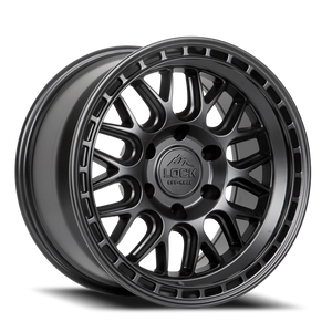 Lock Offroad Onyx Matte Black W/ Matte Black Ring 17x9 -12 5x127mm 71.5mm