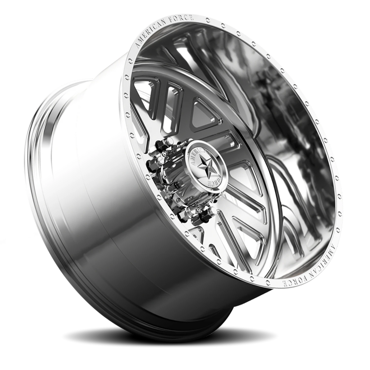 American Force G59 Origin SS Polished 24x14 -73 8x170mm 125mm - Wheelwiz