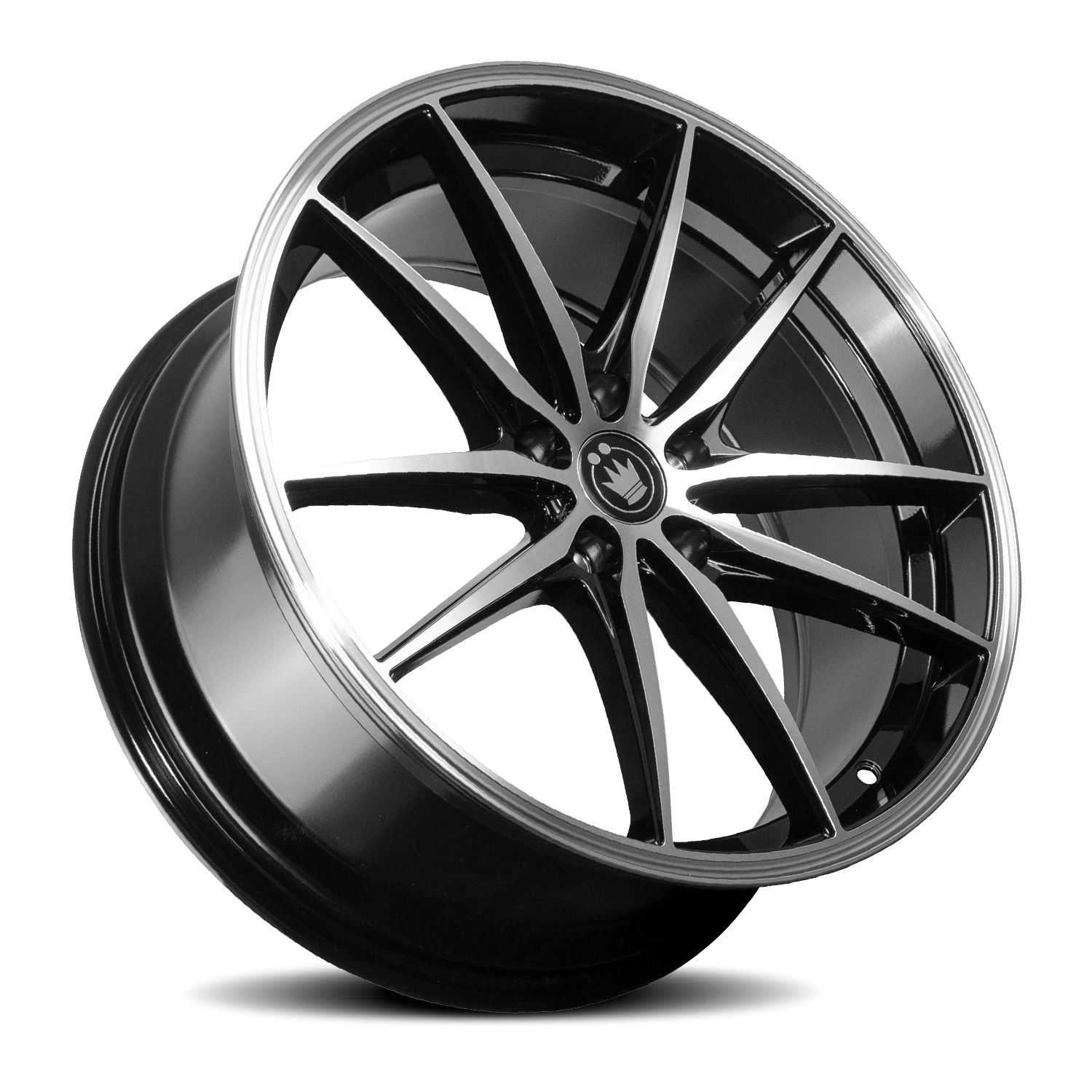 Konig Oversteer Machined Silver W/ Black Accent 16x7.5 +40 5x114.3mm 73.1mm - Wheelwiz