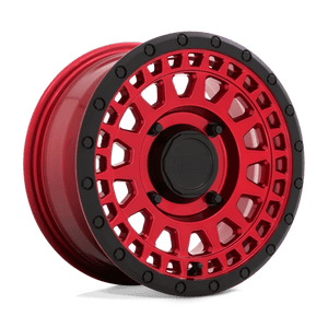 Black Rhino PARKER UTV Candy Red With Black Lip 15x7 +51 4x137mm 106.1mm - WheelWiz