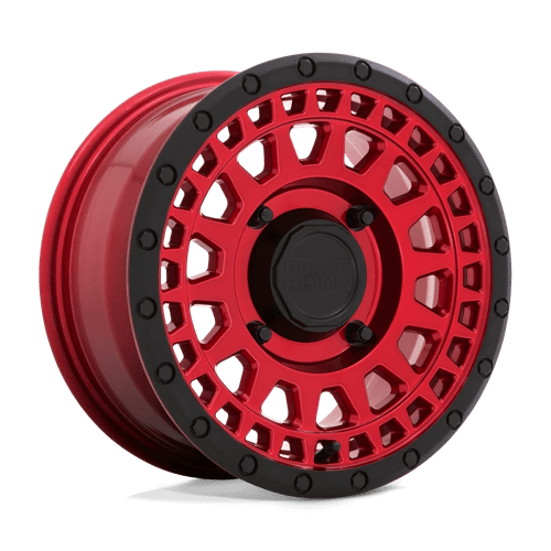 Black Rhino PARKER UTV Candy Red W/ Black Lip 15x7 +36 4x137mm 106.1mm - Wheelwiz
