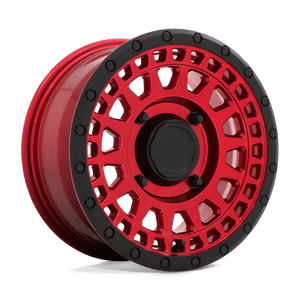 Black Rhino PARKER UTV Candy Red With Black Lip 15x7 +51 4x137mm 106.1mm - WheelWiz