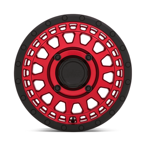 Black Rhino PARKER UTV Candy Red W/ Black Lip 14x7 +51 4x156mm 132mm - Wheelwiz