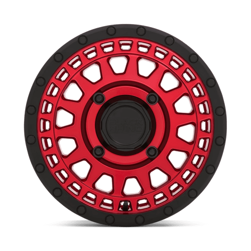 Black Rhino PARKER UTV Candy Red W/ Black Lip 14x7 +51 4x137mm 106.1mm - Wheelwiz
