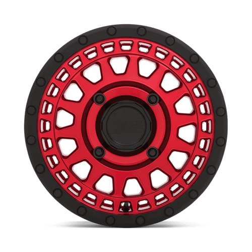 Black Rhino PARKER UTV Candy Red With Black Lip 15x7 +51 4x137mm 106.1mm - WheelWiz