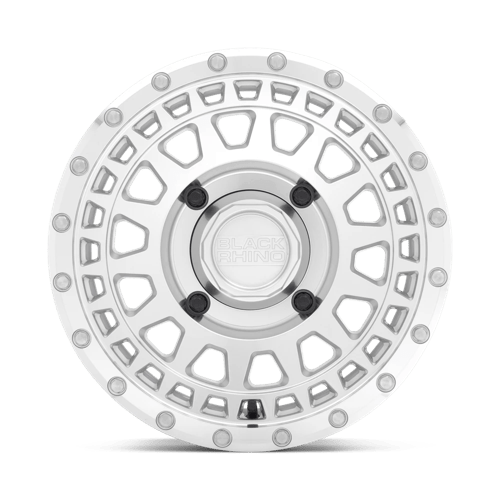 Black Rhino PARKER UTV Silver W/ Mirror Cut Face 14x7 +51 4x156mm 132mm - Wheelwiz