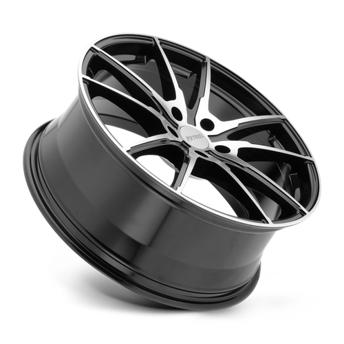 Petrol P0A Gloss Black W/ Mach Cut Face 17x8 +32 5x112mm 72.1mm