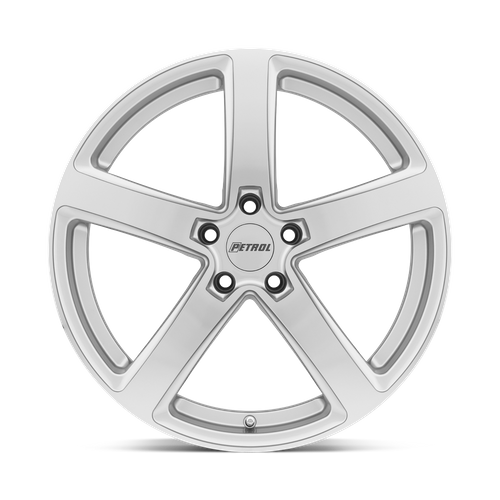 Petrol P2A Silver W/ Machined Cut Face 19x8 +35 5x100mm 72.1mm - Wheelwiz