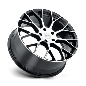 Petrol P2B Gloss Black W/ Mach Cut Face 16x7 +40 5x114.3mm 72.1mm - Wheelwiz