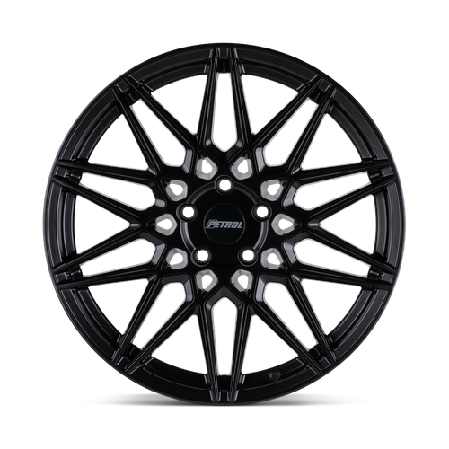 Petrol P3C Semi Gloss Black 18x8 +35 5x120mm 76.1mm - Wheelwiz