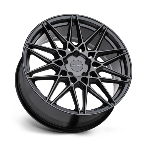 Petrol P3C Semi Gloss Black 17x8 +40 5x115mm 76.1mm - Wheelwiz