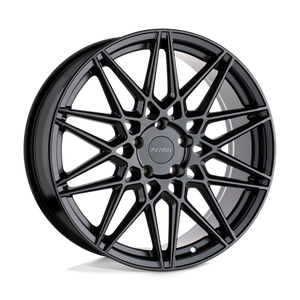Petrol P3C Semi Gloss Black 17x8 +35 5x120mm 76.1mm - Wheelwiz