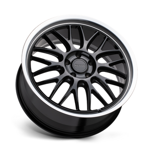 Petrol P4C Gloss Black W/ Mach Cut Lip 18x8 +35 5x120mm 76.1mm