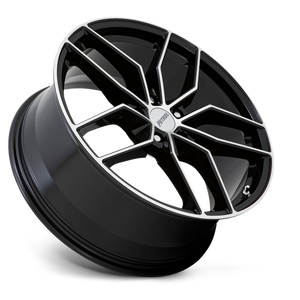 Petrol P5C Gloss Black W/ Mach Cut Face 18x8 +40 5x105mm 72.1mm - Wheelwiz