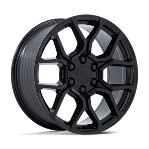 OE Creations PR233 Gloss Black 22x9 +28 6x139.7mm 78.1mm - Wheelwiz