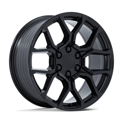 OE Creations PR233 Gloss Black 22x9 +28 6x139.7mm 78.1mm