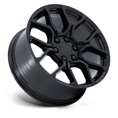 OE Creations PR233 Gloss Black 20x9 +24 6x139.7mm 78.1mm