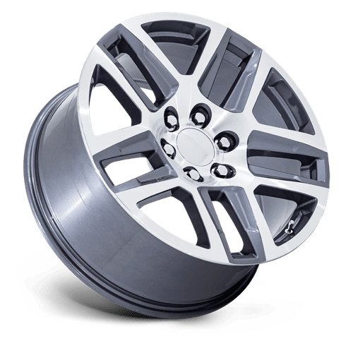 OE Creations PR203 Gunmetal Machined 22x9 +28 6x139.7mm 78.1mm - Wheelwiz