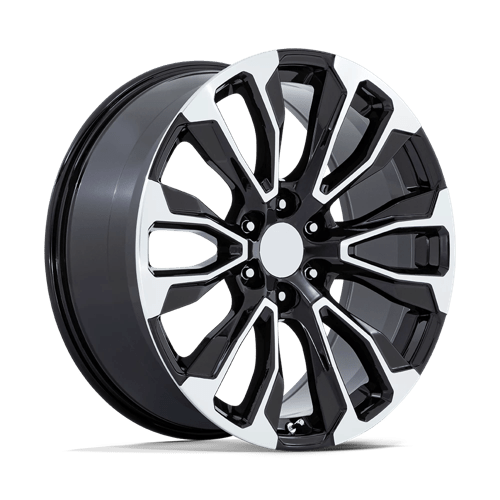 OE Creations PR211 Gloss Black Machined Face 22x9 +28 6x139.7mm 78.1mm - Wheelwiz