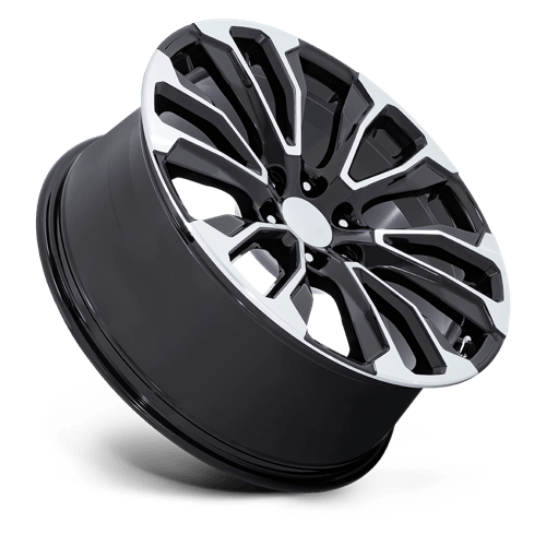 OE Creations PR211 Gloss Black Machined Face 24x10 +31 6x139.7mm 78.1mm - Wheelwiz