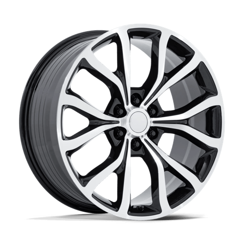 OE Creations PR230 Gloss Black W/ Machined Face 24x10 +31 6x135mm 87.1mm
