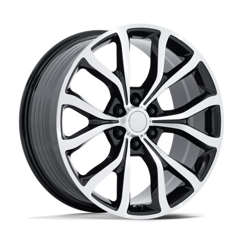 OE Creations PR230 Gloss Black W/ Machined Face 22x9.5 +44 6x135mm 87.1mm