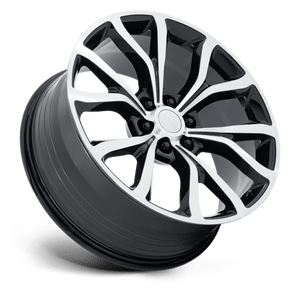 OE Creations PR230 Gloss Black W/ Machined Face 22x9.5 +44 6x135mm 87.1mm - Wheelwiz
